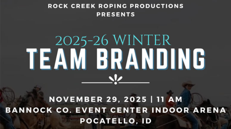 Rock Creek Roping - Winter Team Branding
