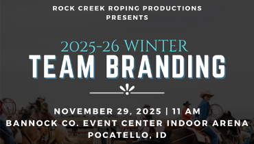 More Info for Rock Creek Roping - Winter Team Branding